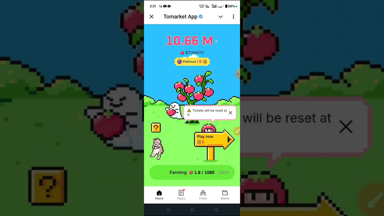 Tomarket Secret Tap Trick !! 18 September Today Secret code