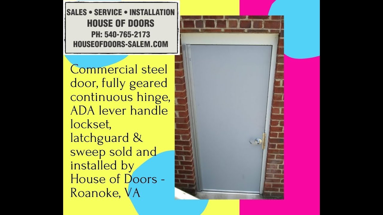 Commercial doors and hardware by House of Doors Roanoke, VA YouTube