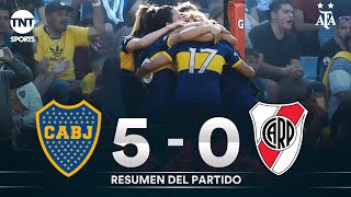 Resumen de Boca Juniors vs River Plate (5-0) | Fecha 1 - Fútbol Femenino AFA