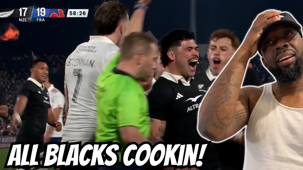 AMERICAN RUGBY FAN REACTS TO! NEW ZEALAND v FRANCE | July ...