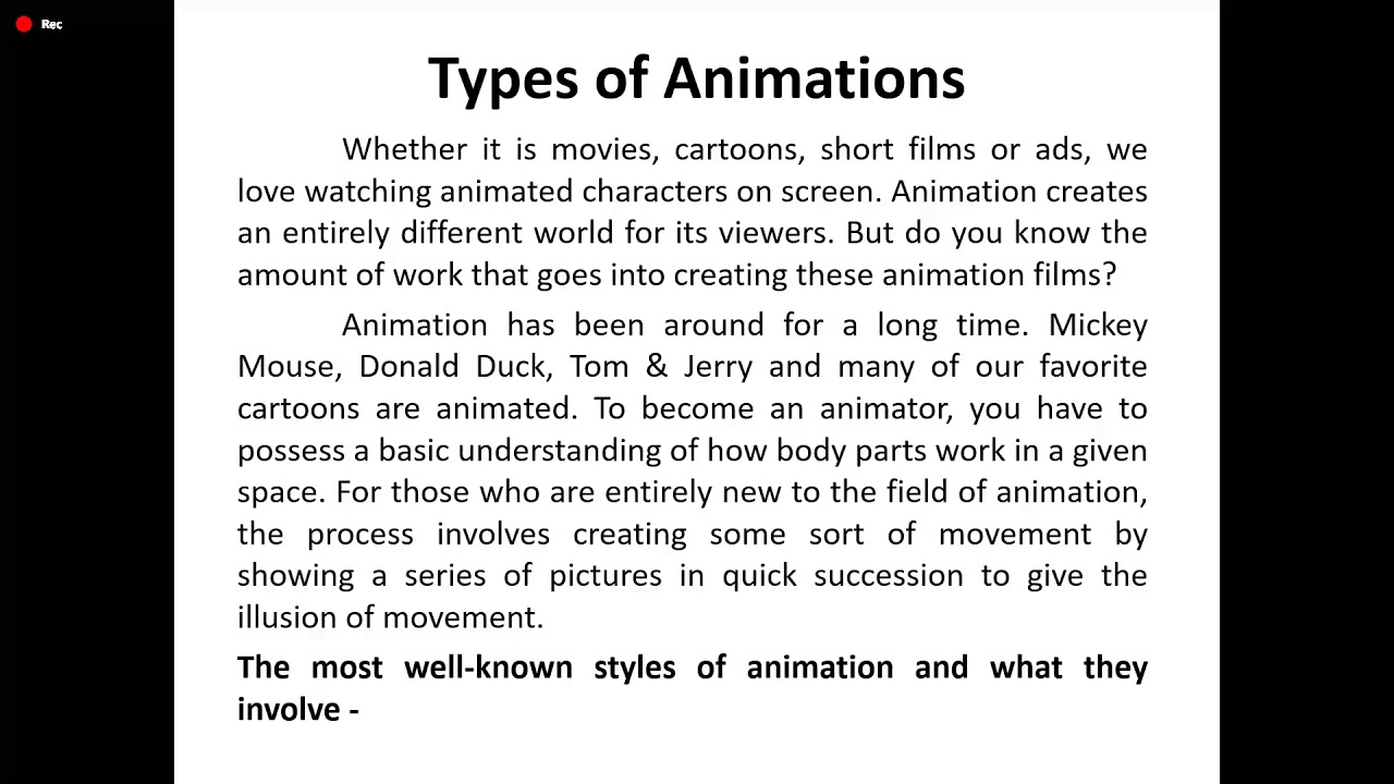 BBA 4 SEM COMPUTER GRAPHICS & ANIMATION UNIT 6 PART 2 PROF ANISH K ...