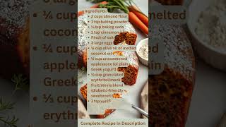 Almond Flour Carrot Cake Recipe for Diabetics