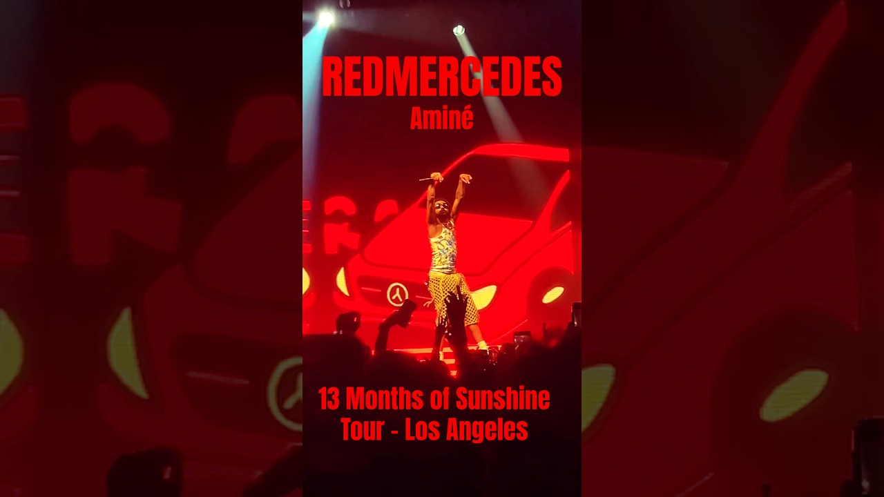 🏎️ REDMERCEDES - AMINÉ @ 13 Months of Sunshine Tour LA (24.09.25) 