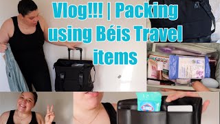 Vlog!! | Packing using my Beis Travel bags