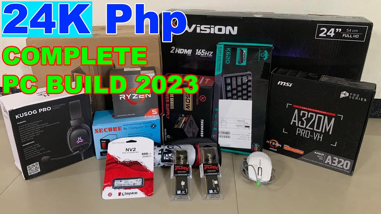 24K BUDGET COMPLETE PC BUILD - YouTube