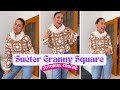 SUÉTER GRANNY SQUARE CROCHÊ  - TUTORIAL FÁCIL