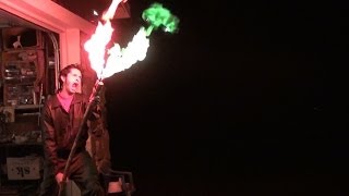 Pocket-sized Multicolored Flamethrowers and Sorcerer Staff