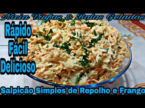 Vídeo: Salada De Repolho De Frango E à Pequim - 3 Principais Receitas