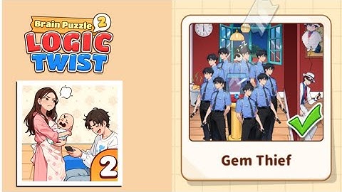 Brain Puzzle 2: Logic Twist Level 29 | gem thief Gameplay