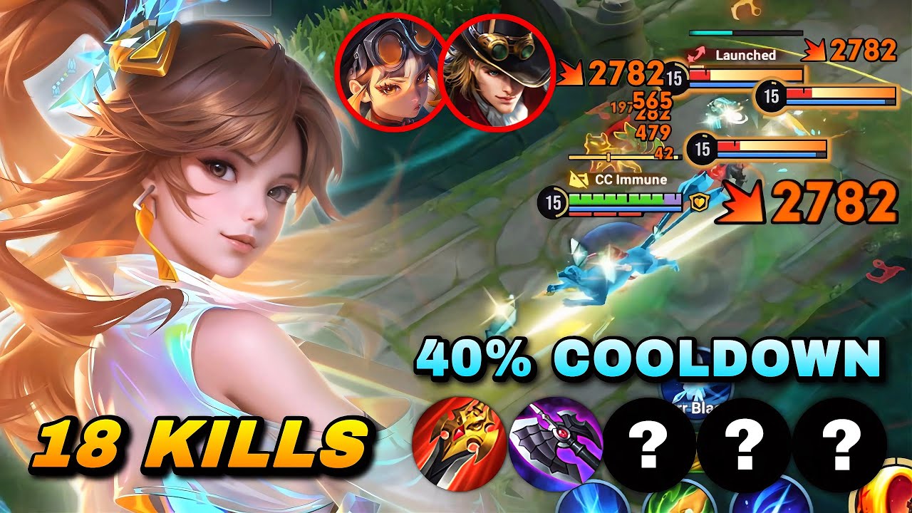 18 KILLS! TOP 1 YING 40% COOLDOWN REDUCTION SPAMMING SKILLS IN RANK! | YING BUILD & ARCANA