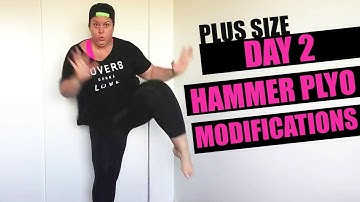 Day 2 Plus Size Hammer and Chisel Plyo - Episode 5 - plus size weight loss