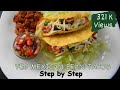 Veg Mexican Bean Tacos | Step by Step Recipe | Food Fiestaa