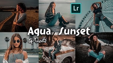 How To Edit ¦¦ New Aqua Sunset Lightroom Presets 2020 Free DNG ¦¦ Lightroom Mobile Tutorial
