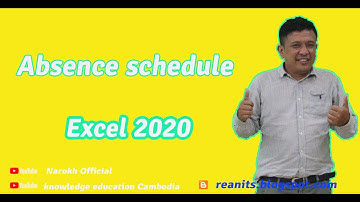 Automatic Attendance Sheet​ in Excel