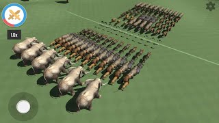 Best Android, iOS Games - Animal Epic Battle Simulator screenshot 1