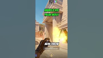 Anubis Pillar Molly for B Site! #cs2 #counterstrike2