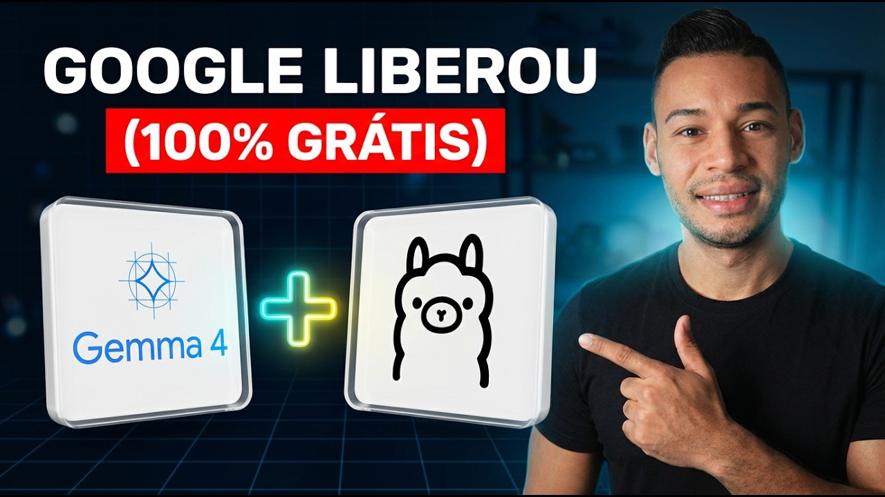 Como usar o Gemma 4 IA localmente no seu computador (GRATUITO e ...