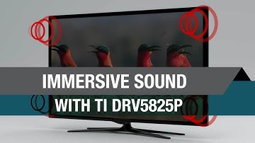 Immersive sound with TI DRV5825P