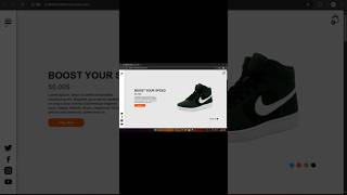 Modern Shoes Website UI 👟 | HTML CSS Frontend Project @CodeWithHarry #coding