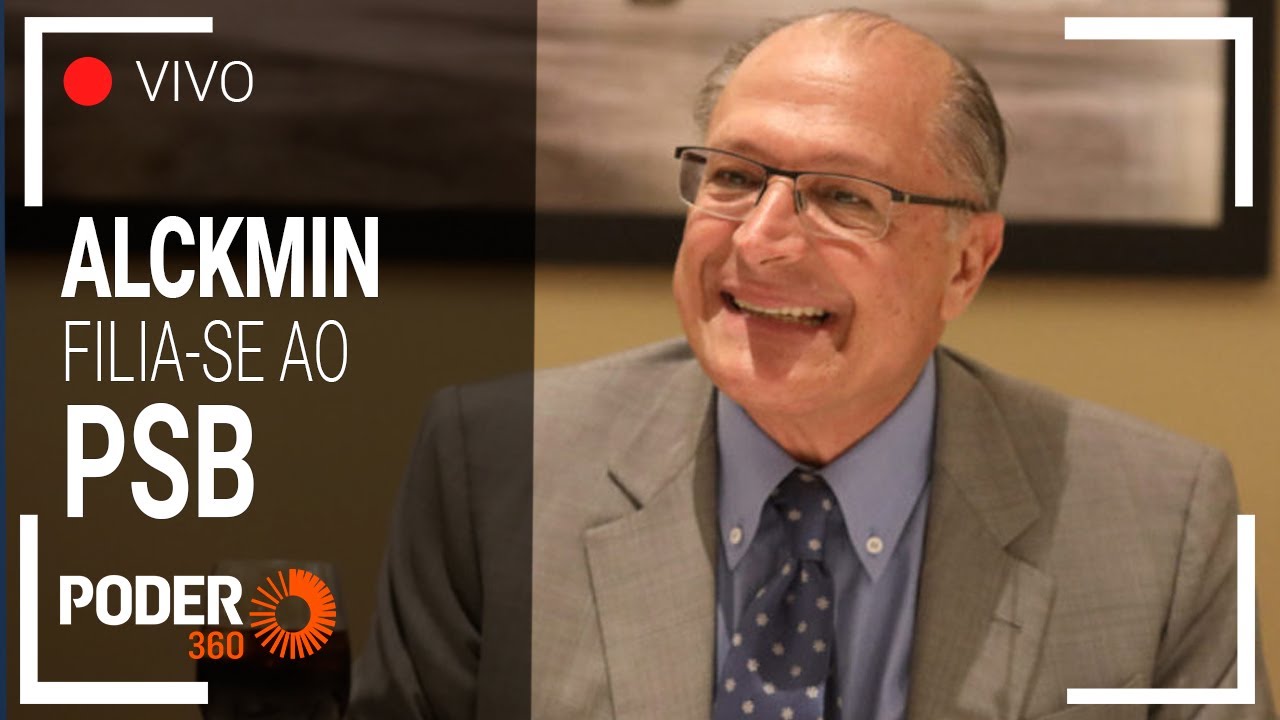 Ao vivo: Alckmin filia-se ao PSB