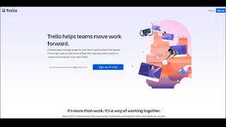 Create free Trello account tutorial