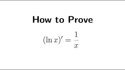 Proof of Logarithmic Rule