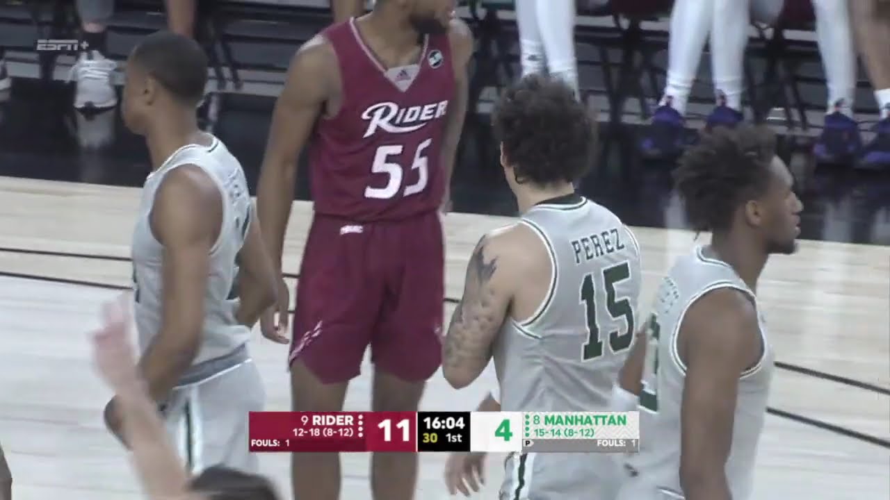2022 Men's MAAC Basketball Championships Rider vs Manhattan Opening Round