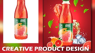 Creative Product design in Adobe Photoshop #youtube #adobetutorial #graphicdesign