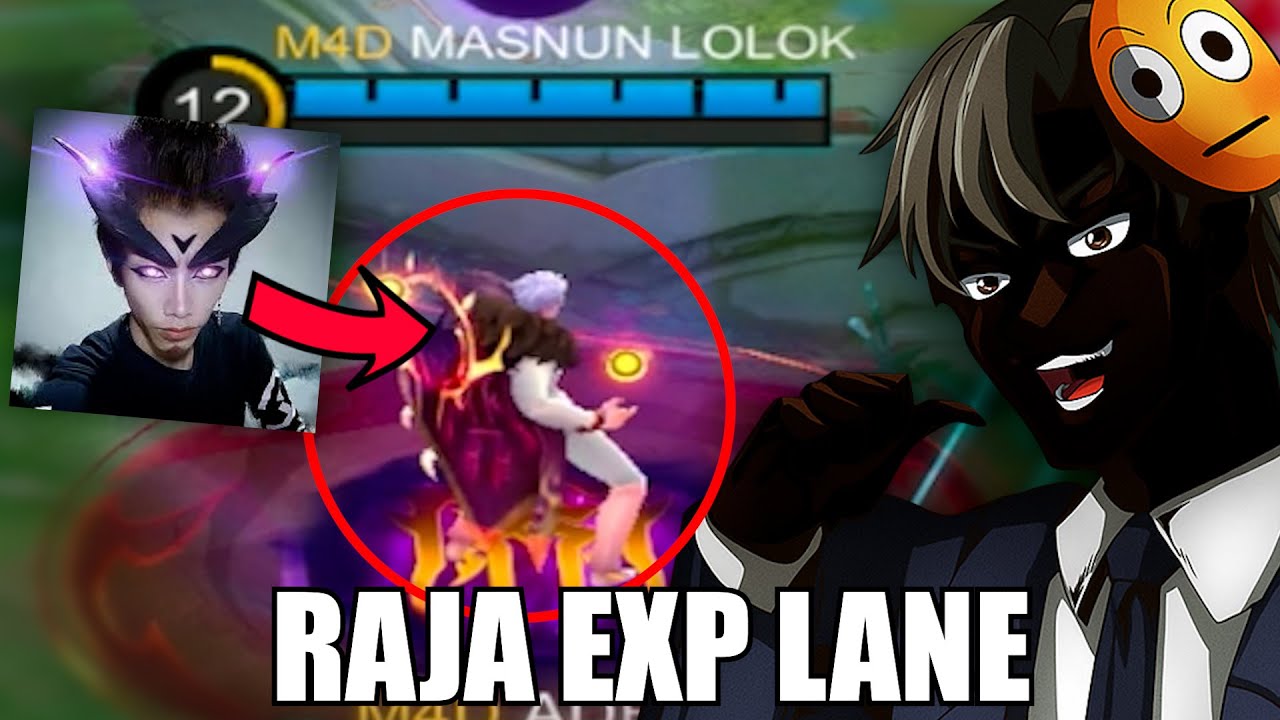 WUJUD ASLI RAJA EXP LANE (D*ngo😂) - Mobile Legends Indonesia