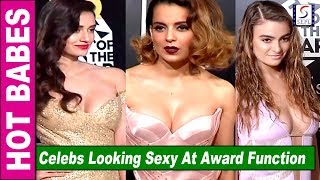 Hot Bollywood Babes Looking Sexy At Award Function.