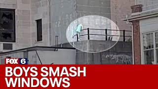 Racine Memorial Hall windows smashed | FOX6 News Milwaukee
