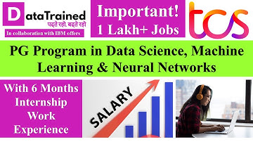 Best Data Science Course In India with Placement Guarantee by DataTrained with IBM | #python #sql