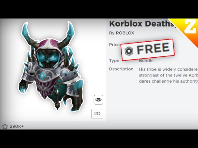 How to get KORBLOX DEATHSPEAKER For FREE in Roblox - How to get Korblox For  Free - Free Korblox Legs 