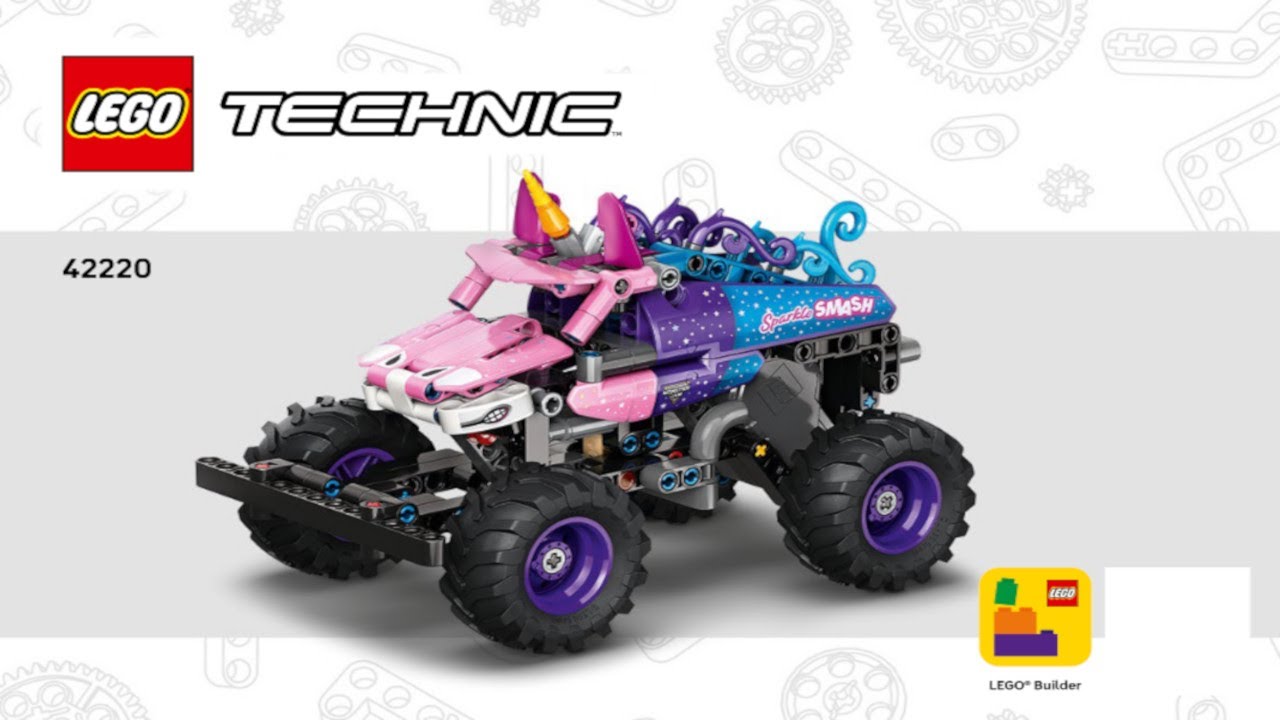 LEGO 42220 Instructions | Technic | Monster Jam Sparkle Smash