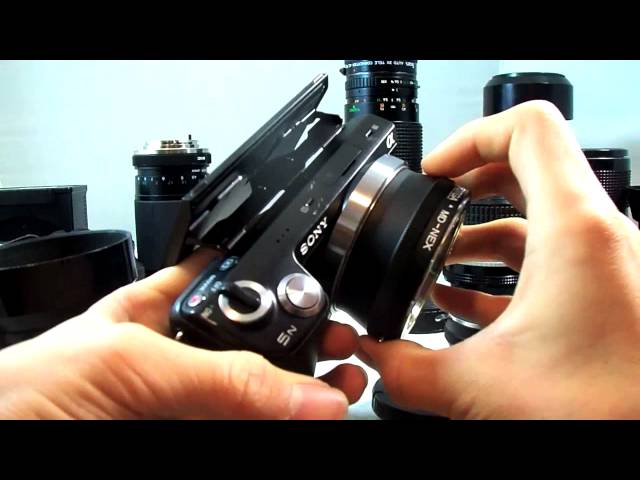 Sony NEX 5n Overview w/ legacy lens and vintage flash unit tests