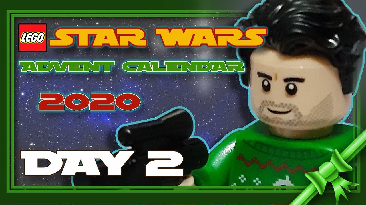 Star Wars LEGO Advent Calendar 2020 DAY 2. Poe Dameron In Seasonal Jumper