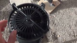 Vertical Axis Wind Turbine with Multi-Stage Rotor, Testing the TurboJet Wind Turbine design!