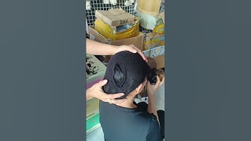 Đội nguyên đầu búi cao tóc giả mà như tóc thật #xuhuongtocgia #tocgianguyendau