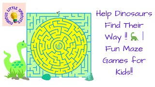 Help Dinosaurs Find Their Way 🦕 | Fun Maze Games for Kids! screenshot 4