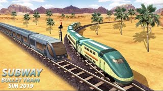 Subway Bullet Train Simulator Gameplay Android 2021 |Train Games Ka Video For Kids | #3team1mission screenshot 5