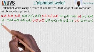 L'alphabet wolof