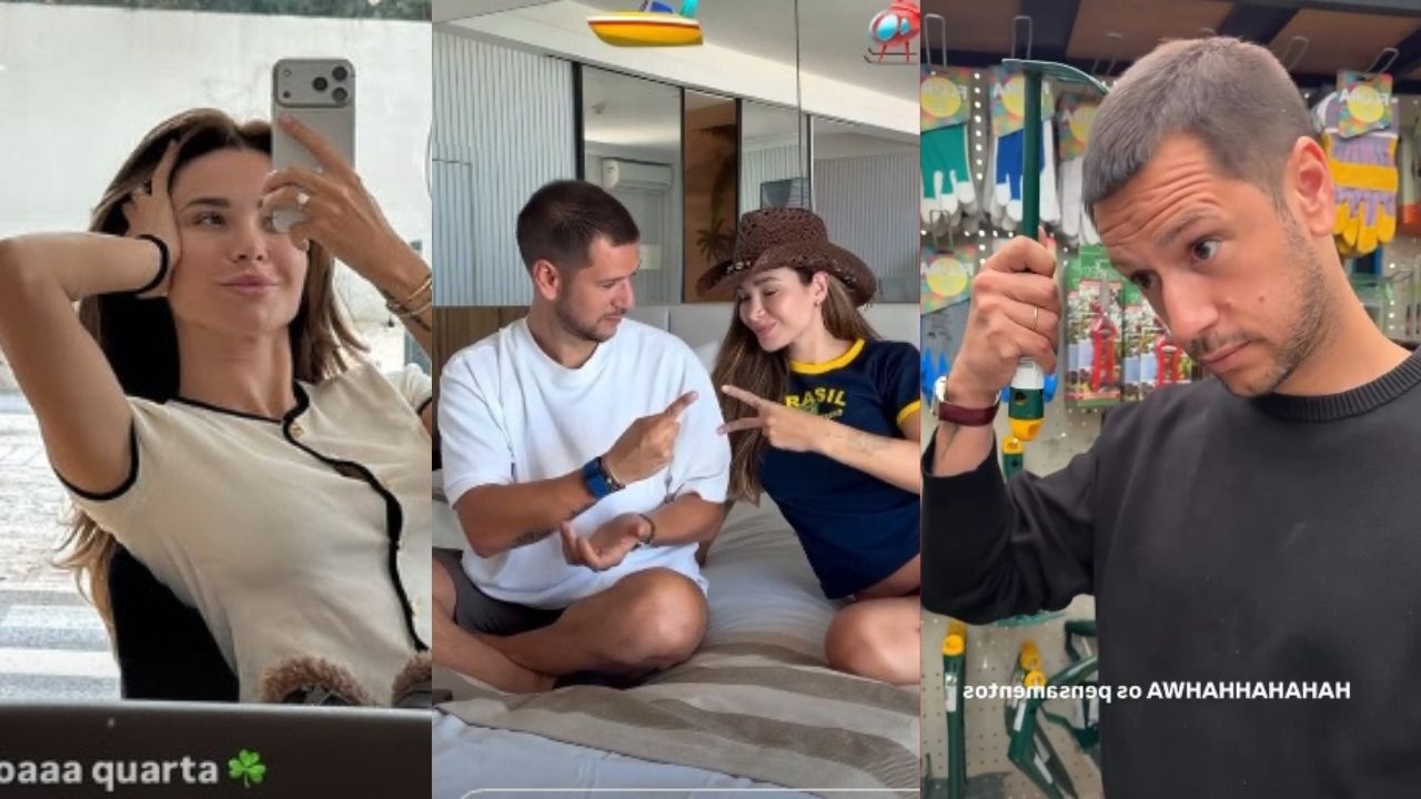 Bruna gomes faz reunião com as amigas e Bernardo sousa