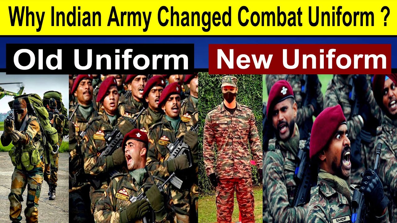 Changes in the uniforms of the Indian Army