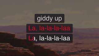 Giddy Up - Shania Twain | Karaoke