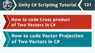Code Cross Product & Vector Projection - Unity C# Scripting 121 🚀