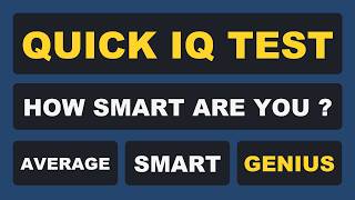 Quick IQ Test 🧠 How Smart Are You? | Only Geniuses Score 30/30 screenshot 3