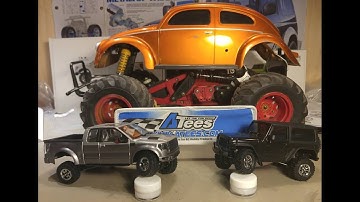 Orlandoo Build Ford F150 vs Jeep - Assembly & Paint Bodies and tires