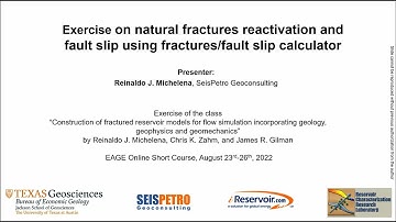 Fracture reactivation and fault slip using fault slip potential calculator