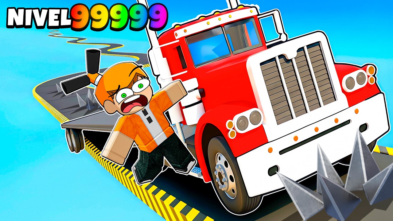 ¡CONDUJE el CAMIÓN más PELIGROSO de Roblox y pasó ESTO! 😱🔥