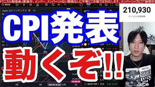 9/11【CPI発表。日本株動くぞ‼】日経平均最高値更新。ソフトバンクG、半導体、AI関連銘柄だけ爆上げ。日経レバが下落のサインか。ドル円147円推移。米国株、ナスダック強い